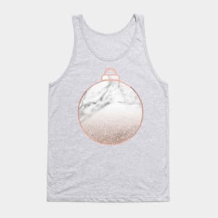 Rose gold Christmas bauble II Tank Top